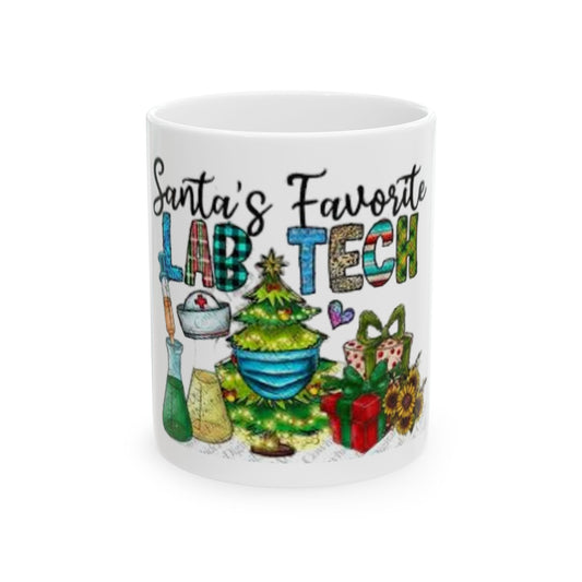 Santa's Favorite Lab Tech Coffee Mug