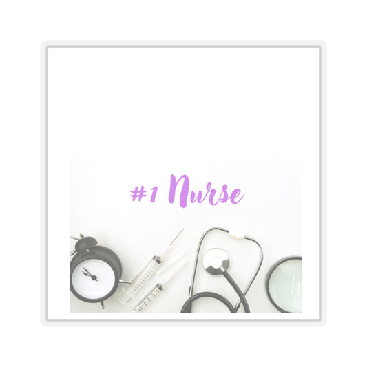 #1 Nurse Stickers