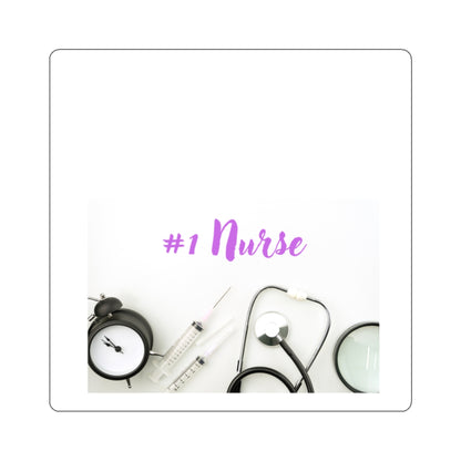 #1 Nurse Stickers