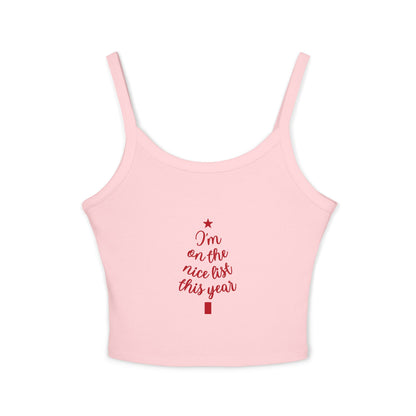 Santa's Nice list Tank Top for Women