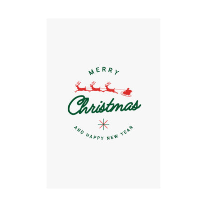 Matte Christmas Poster