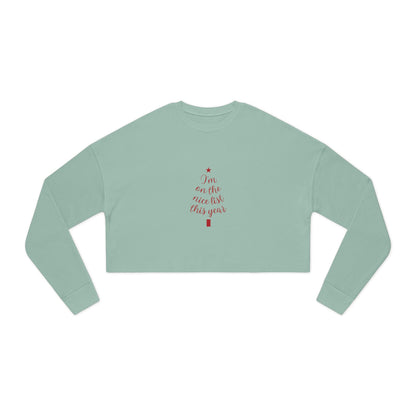 Santa's nice list sweatshirt