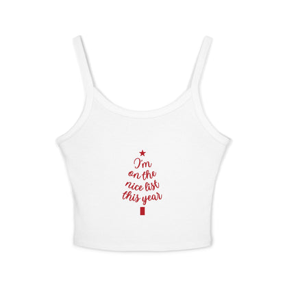 Santa's Nice list Tank Top for Women