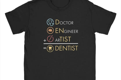 Doctor Engineer Artist Vintage T Shirt Men