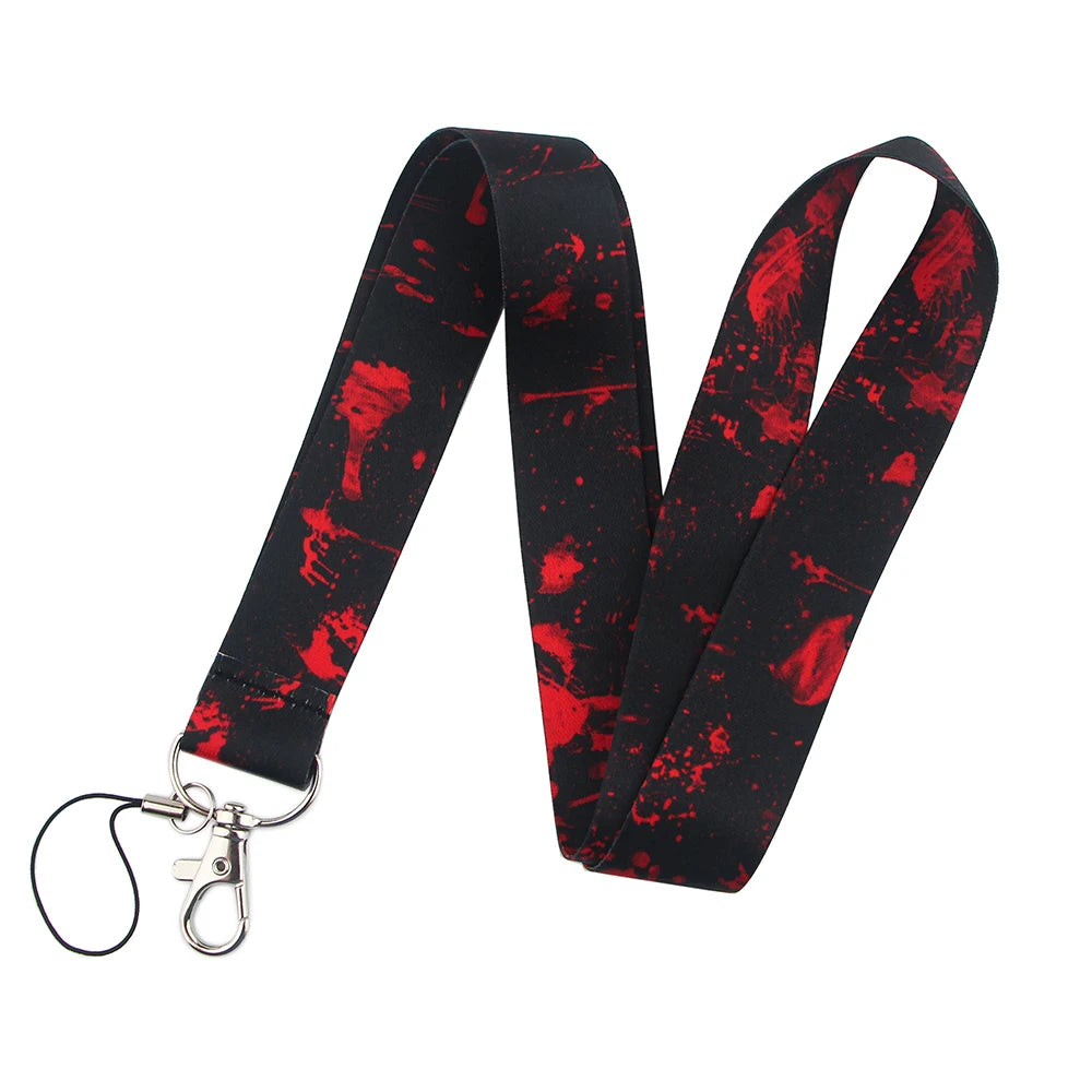 Medical Human Blood Lanyard ID Card Holder