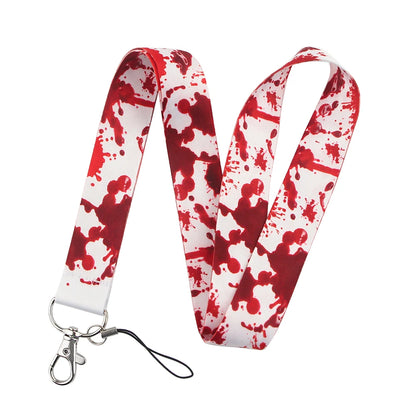 Medical Human Blood Lanyard ID Card Holder