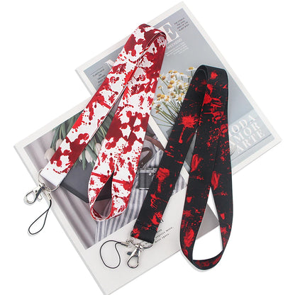 Medical Human Blood Lanyard ID Card Holder