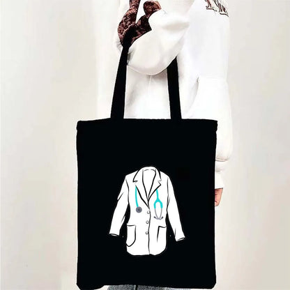 Cute Anatomy Doctor Nurse Medical Shopping Handbags