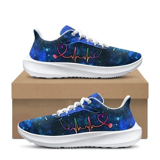 Pretty Galaxy Nurse Women Mesh Sneakers