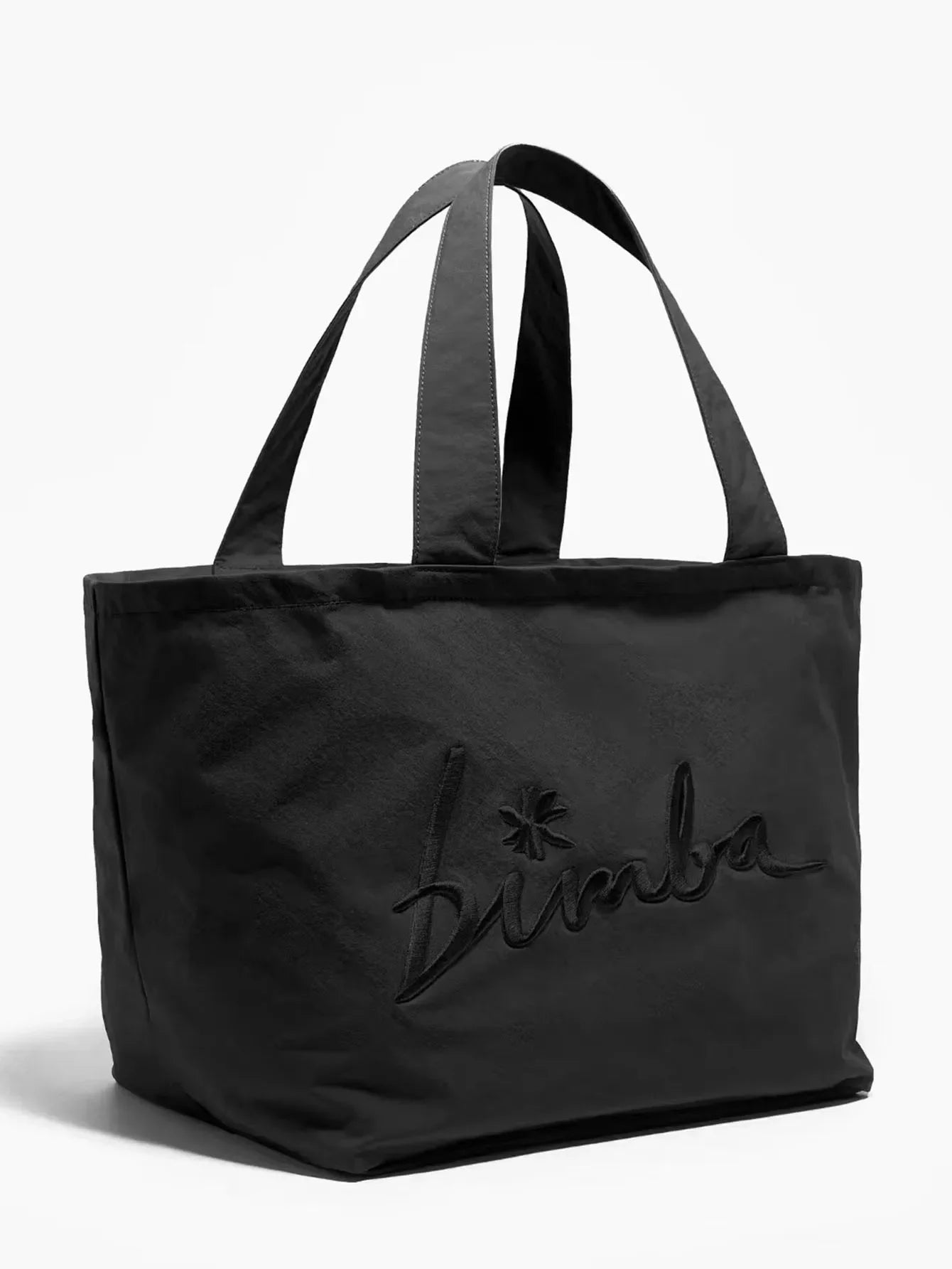 Letter Embroidered Tote Bag