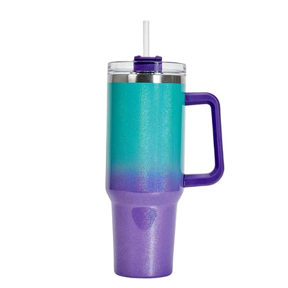 Holographic Rainbow Tumbler Insulated Mug