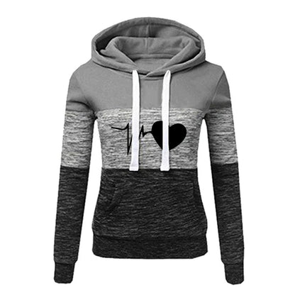 Love Print  Women Sweatshirts