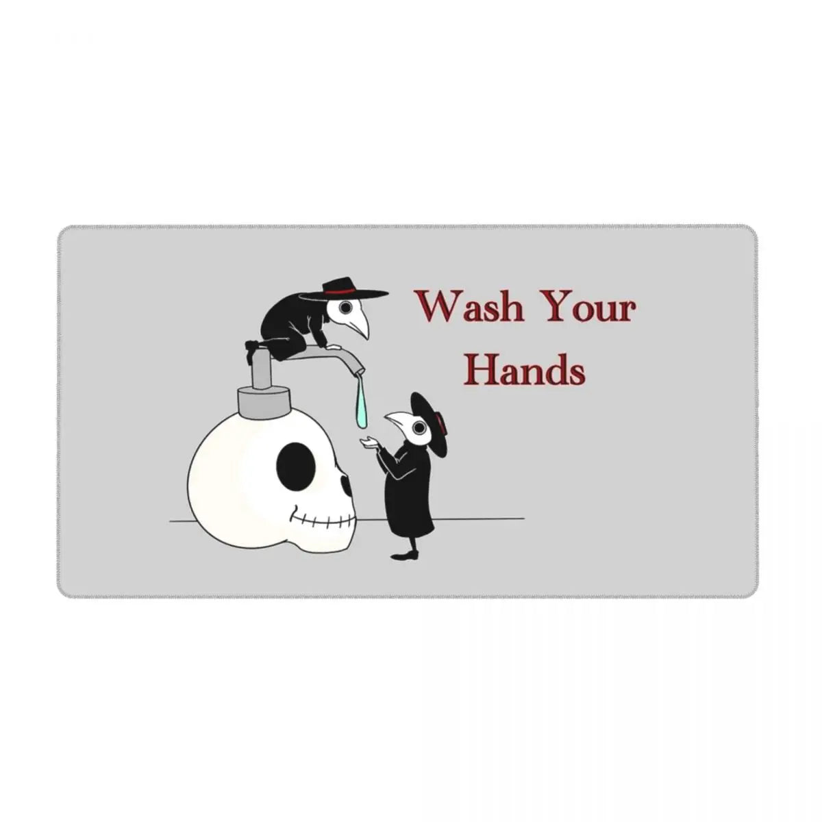 Wash Your Hands Plague Mouse Pad