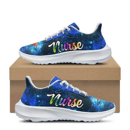 Pretty Galaxy Nurse Women Mesh Sneakers