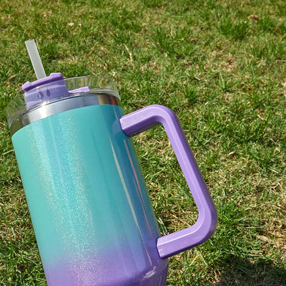 Holographic Rainbow Tumbler Insulated Mug