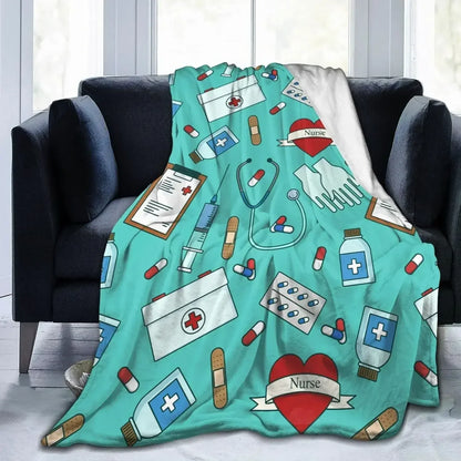 Nurse Theme Blanket