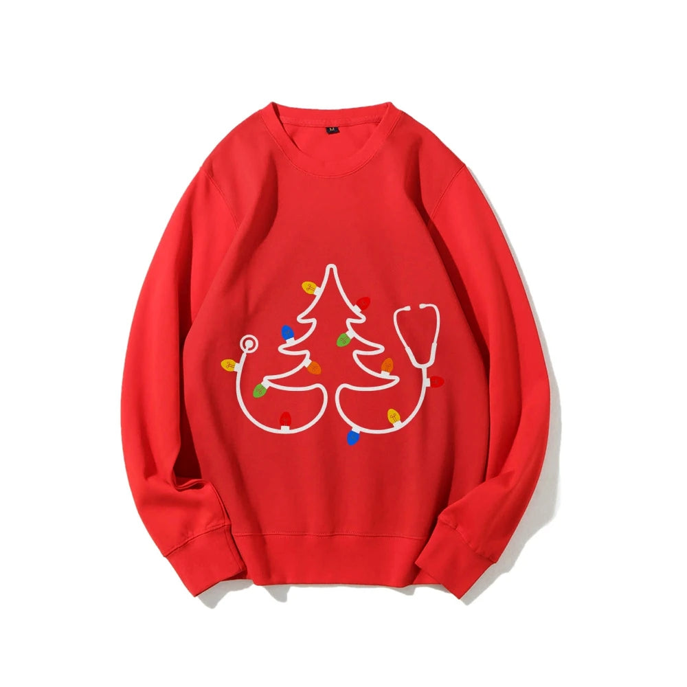 Stethoscope Christmas Sweatshirt