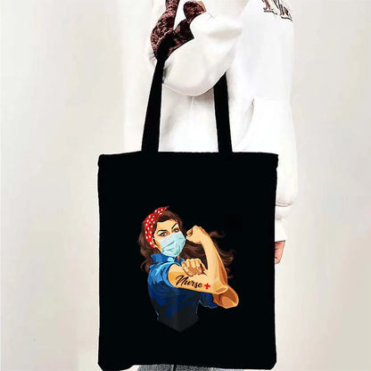 Cute Anatomy Doctor Nurse Medical Shopping Handbags