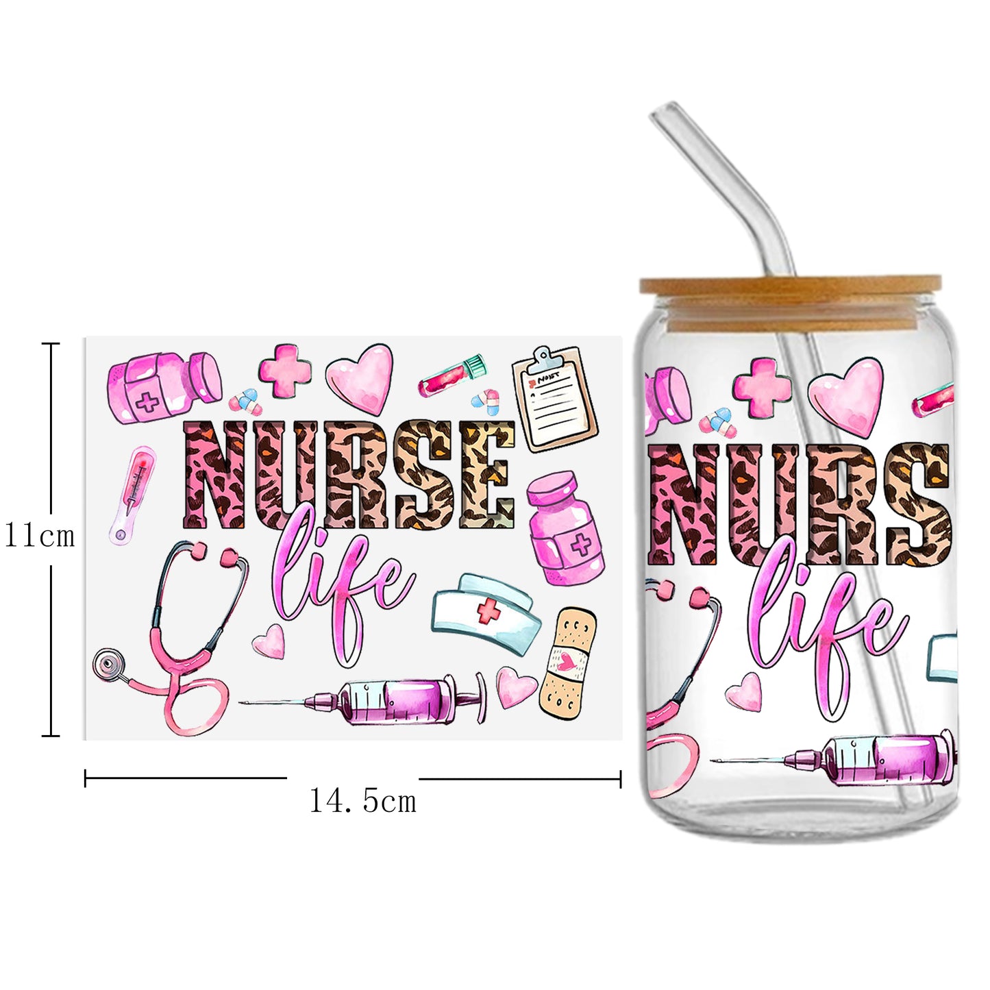 Doctor Nurse Series Sticker Cup Cool