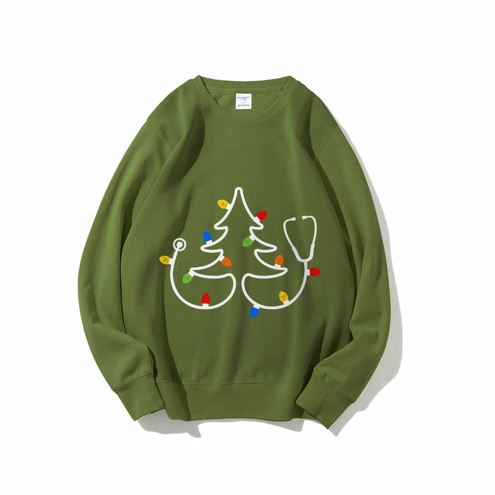 Stethoscope Christmas Sweatshirt