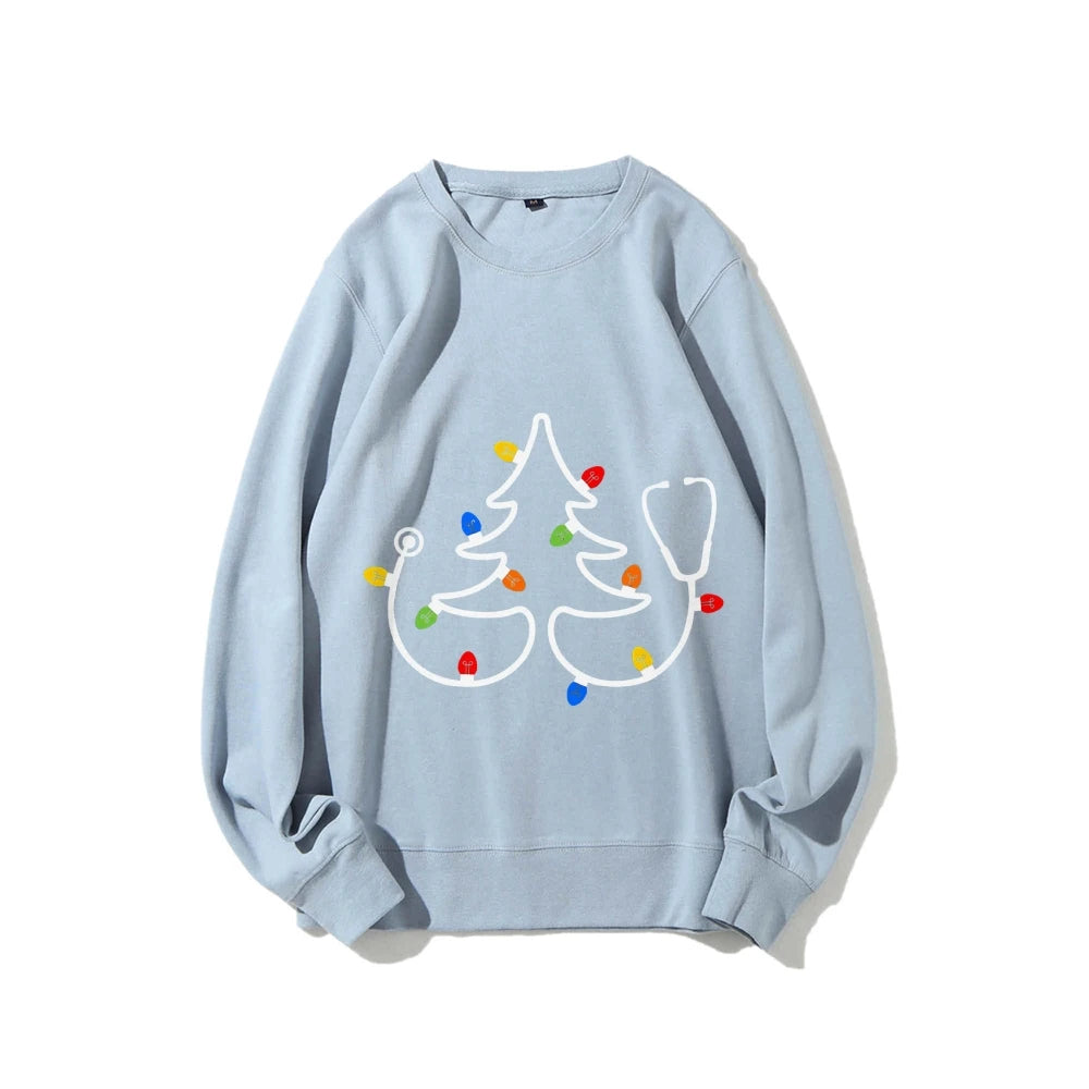 Stethoscope Christmas Sweatshirt