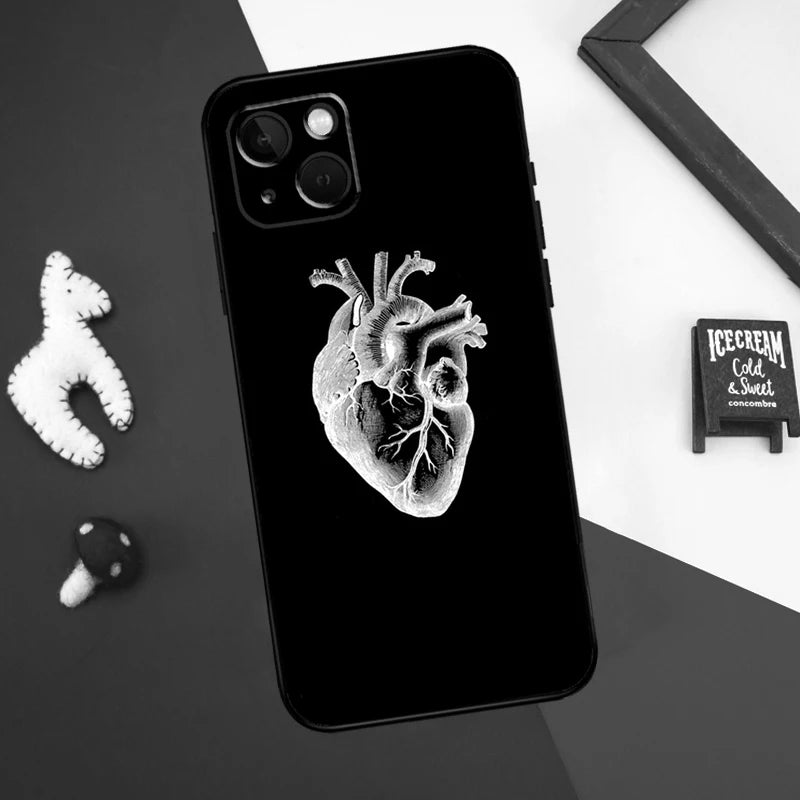 Medical Human Organs Heart Art iPhone Cases