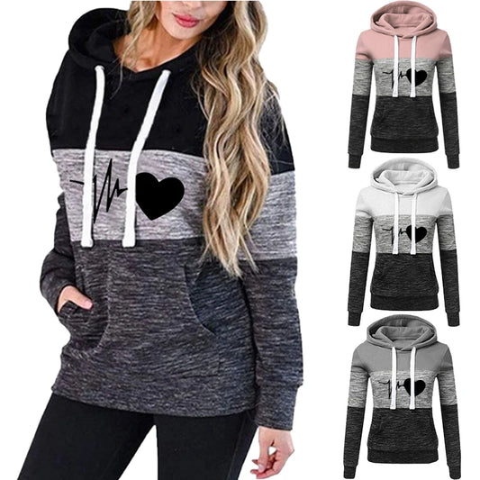 Love Print  Women Sweatshirts