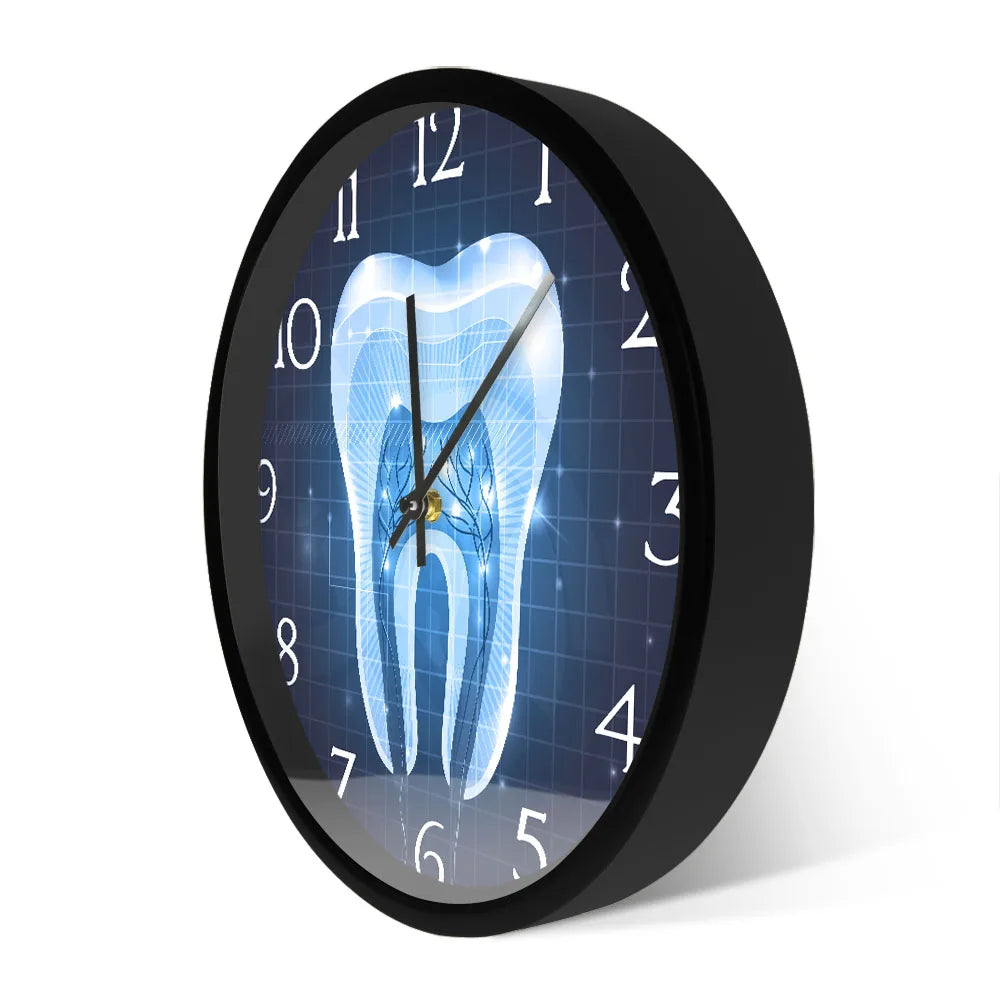 Tooth Anatomy Art Wall Clock