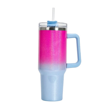 Holographic Rainbow Tumbler Insulated Mug