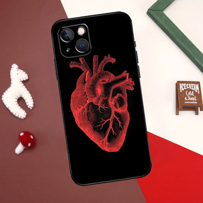 Medical Human Organs Heart Art iPhone Cases